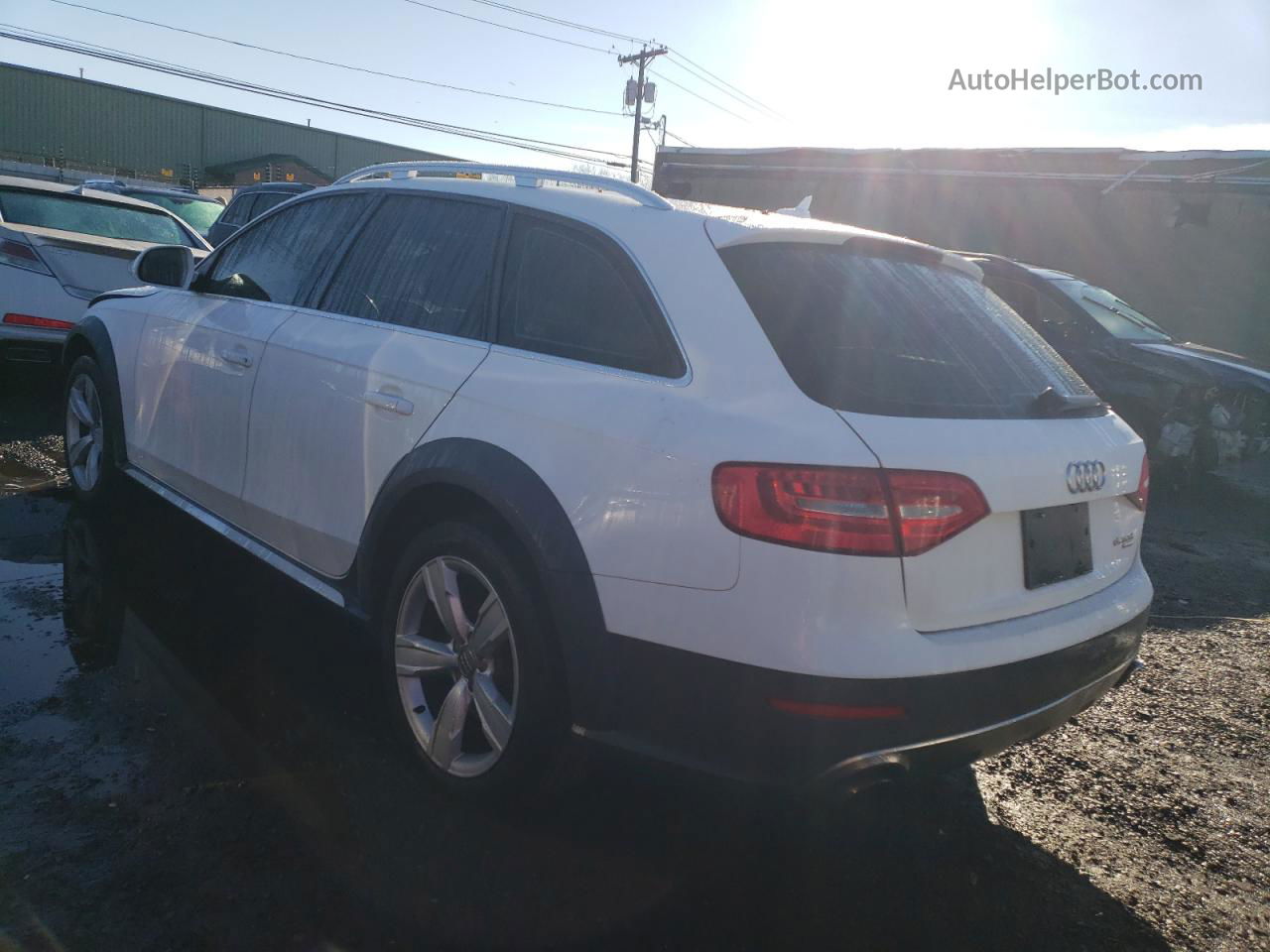 2013 Audi A4 Allroad Premium Plus Белый vin: WA1UFAFL5DA166323