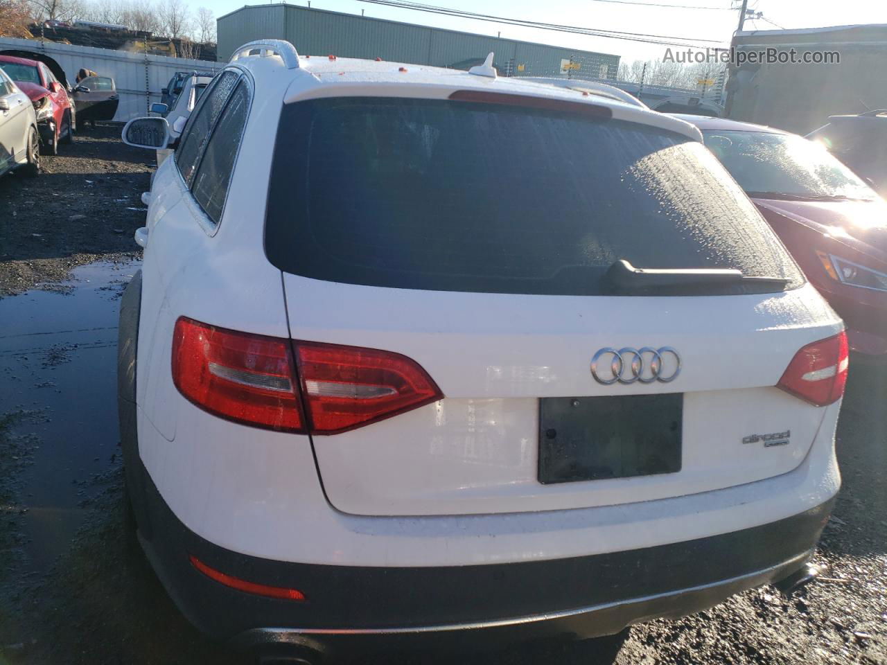 2013 Audi A4 Allroad Premium Plus White vin: WA1UFAFL5DA166323