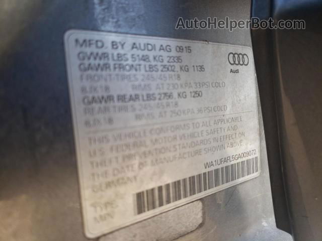 2016 Audi A4 Allroad Premium Plus Silver vin: WA1UFAFL5GA009072