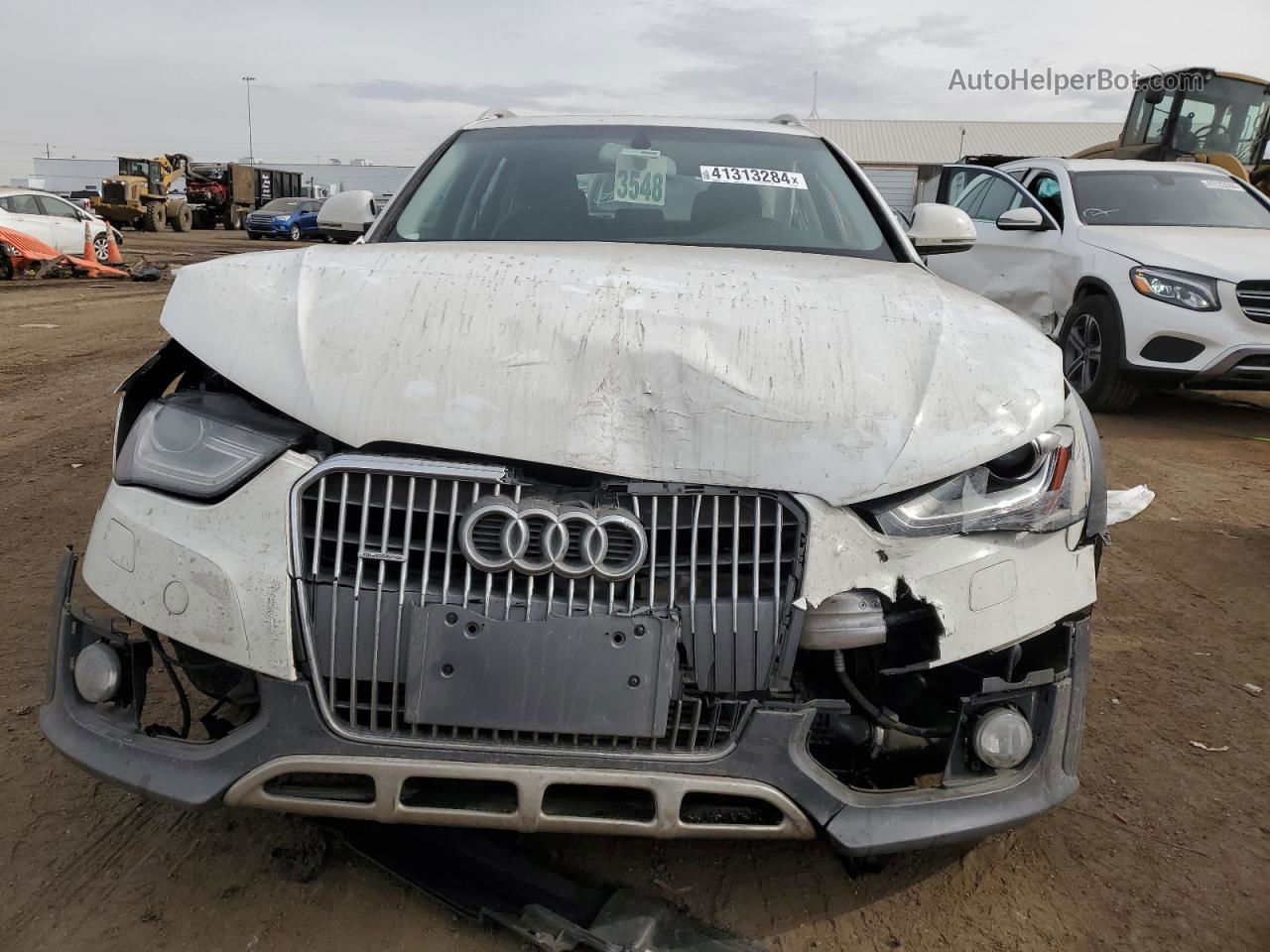 2014 Audi A4 Allroad Premium Plus Белый vin: WA1UFAFL8EA096320