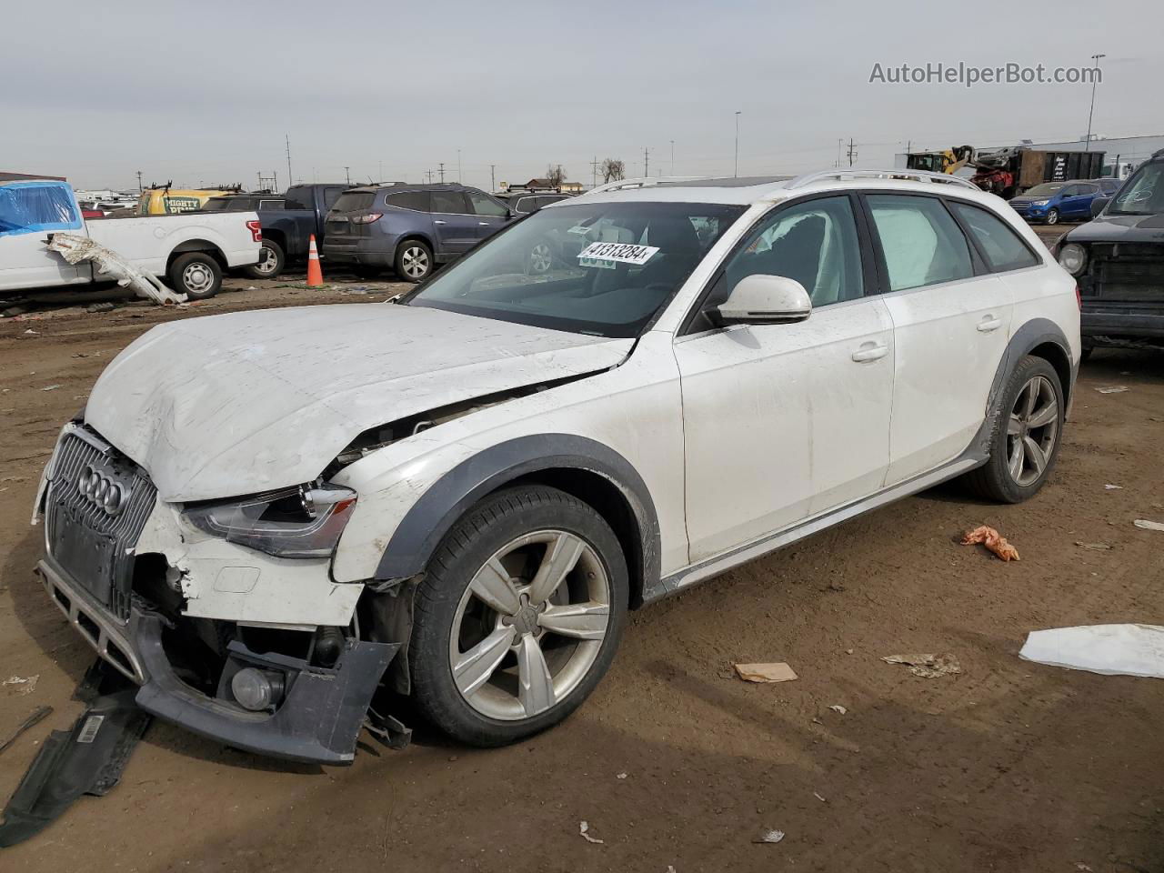 2014 Audi A4 Allroad Premium Plus Белый vin: WA1UFAFL8EA096320