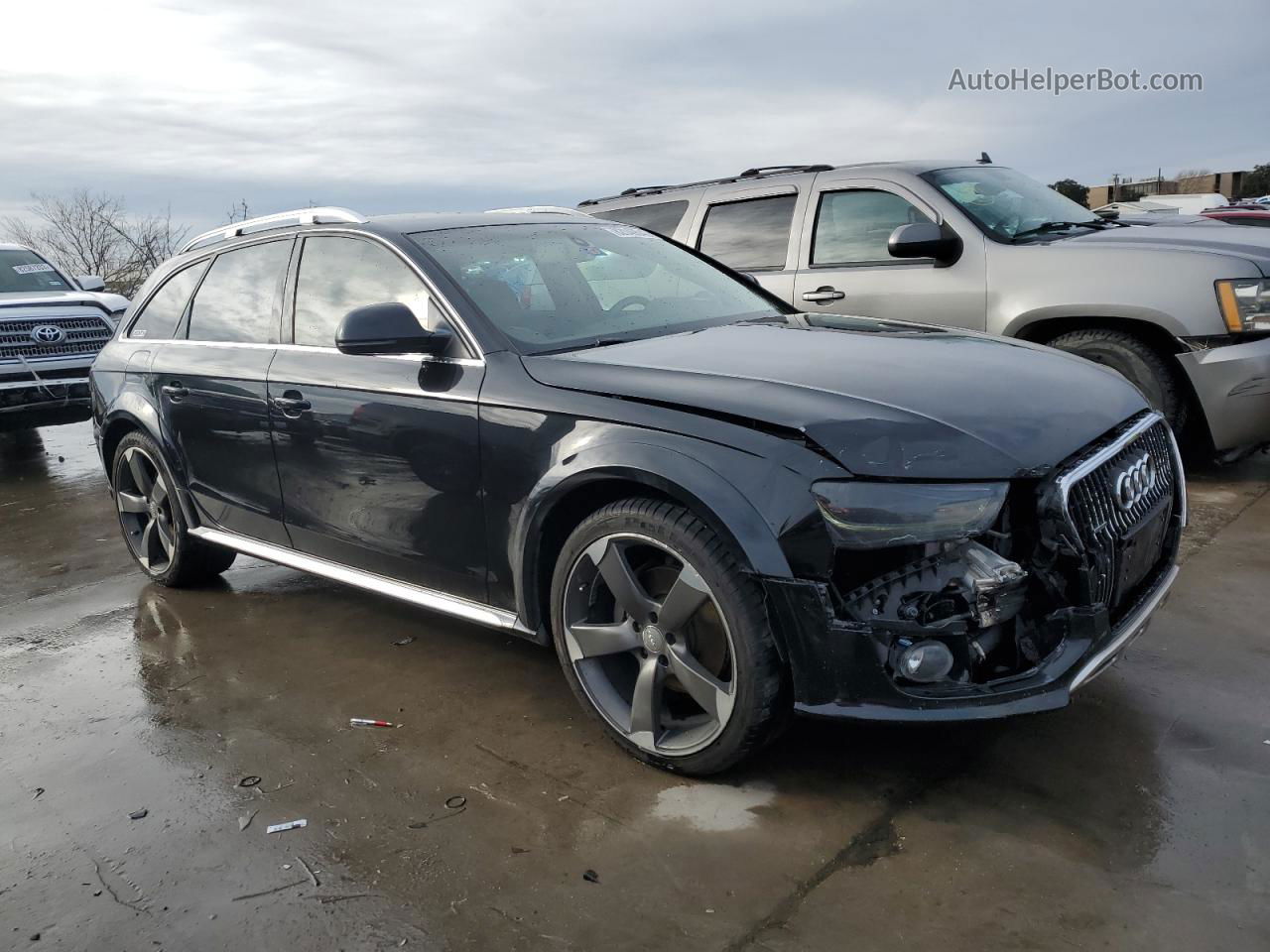 2013 Audi A4 Allroad Premium Plus Black vin: WA1UFAFL9DA054589