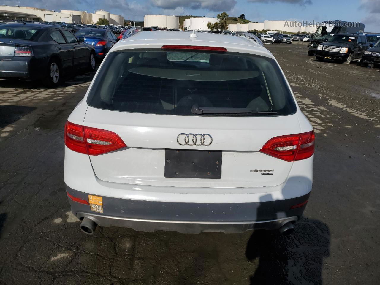 2013 Audi A4 Allroad Premium Plus White vin: WA1UFAFL9DA144597