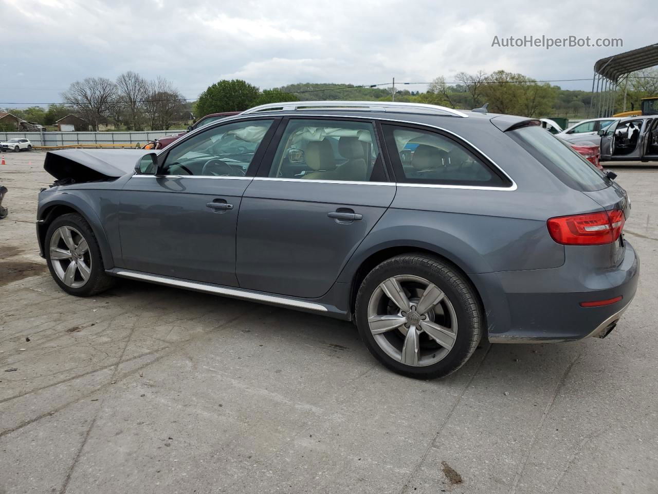 2014 Audi A4 Allroad Premium Plus Серый vin: WA1UFAFL9EA132483