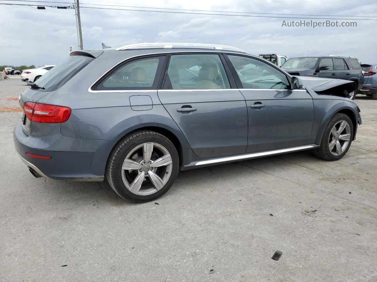 2014 Audi A4 Allroad Premium Plus Серый vin: WA1UFAFL9EA132483