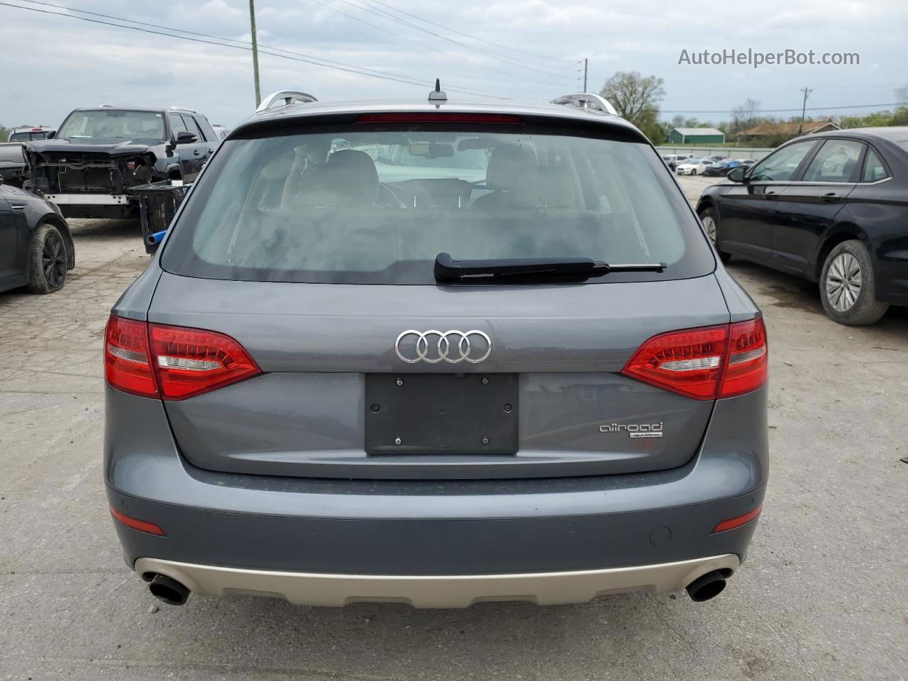 2014 Audi A4 Allroad Premium Plus Серый vin: WA1UFAFL9EA132483