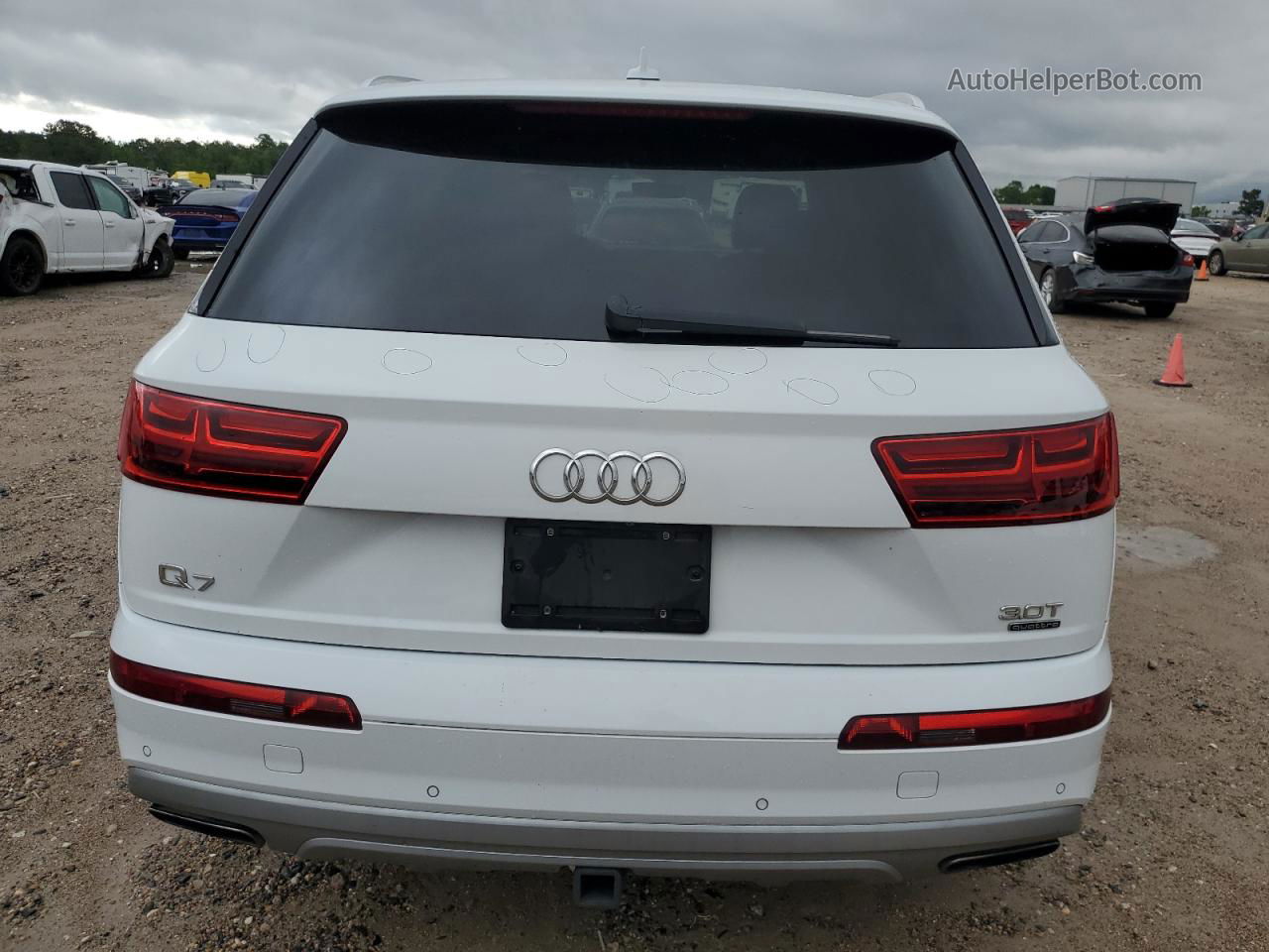 2017 Audi Q7 Prestige White vin: WA1VAAF70HD000317