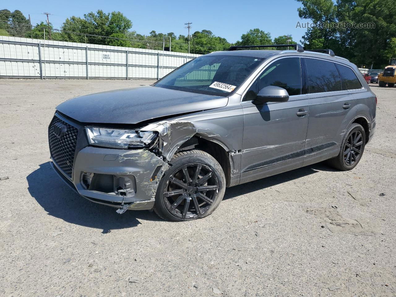 2017 Audi Q7 Prestige Серый vin: WA1VAAF70HD011916