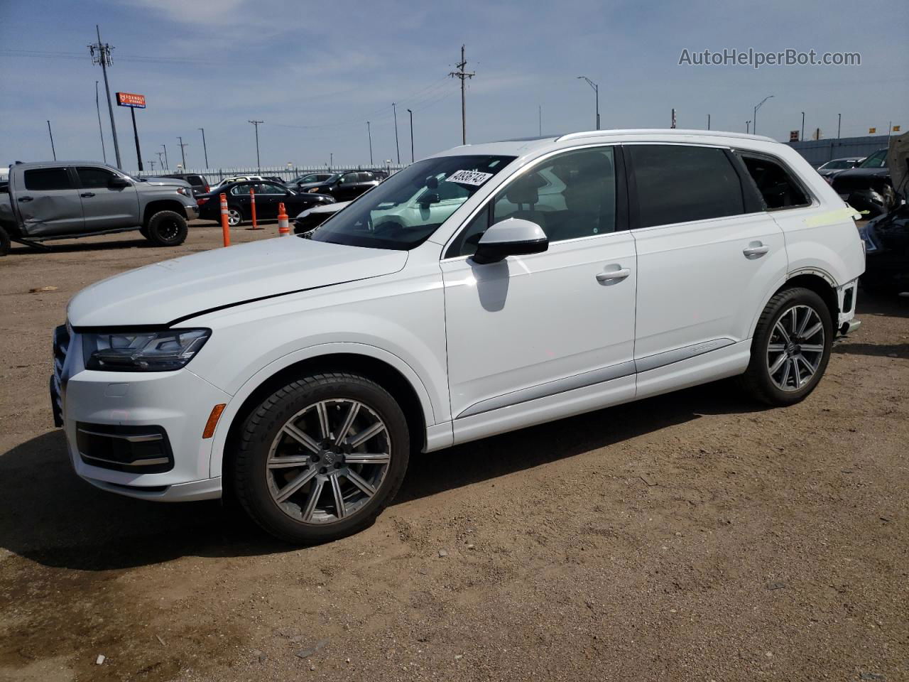 2017 Audi Q7 Prestige Белый vin: WA1VAAF70HD041904