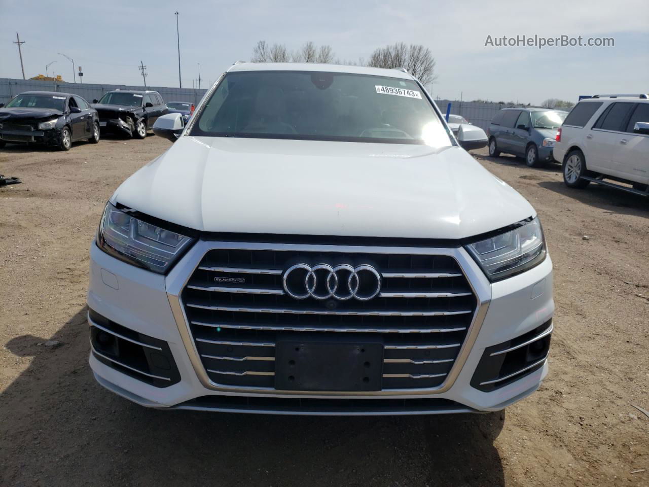 2017 Audi Q7 Prestige Белый vin: WA1VAAF70HD041904