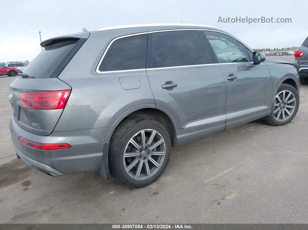 2017 Audi Q7 3.0t Premium Gray vin: WA1VAAF70HD054734