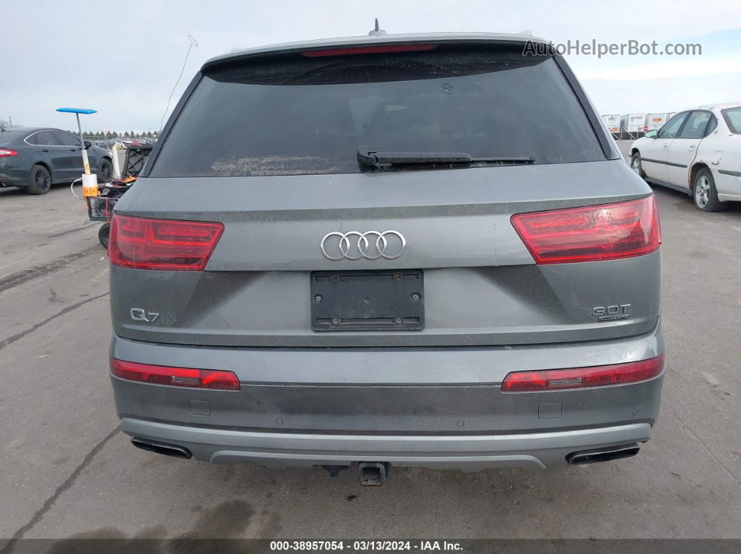 2017 Audi Q7 3.0t Premium Gray vin: WA1VAAF70HD054734