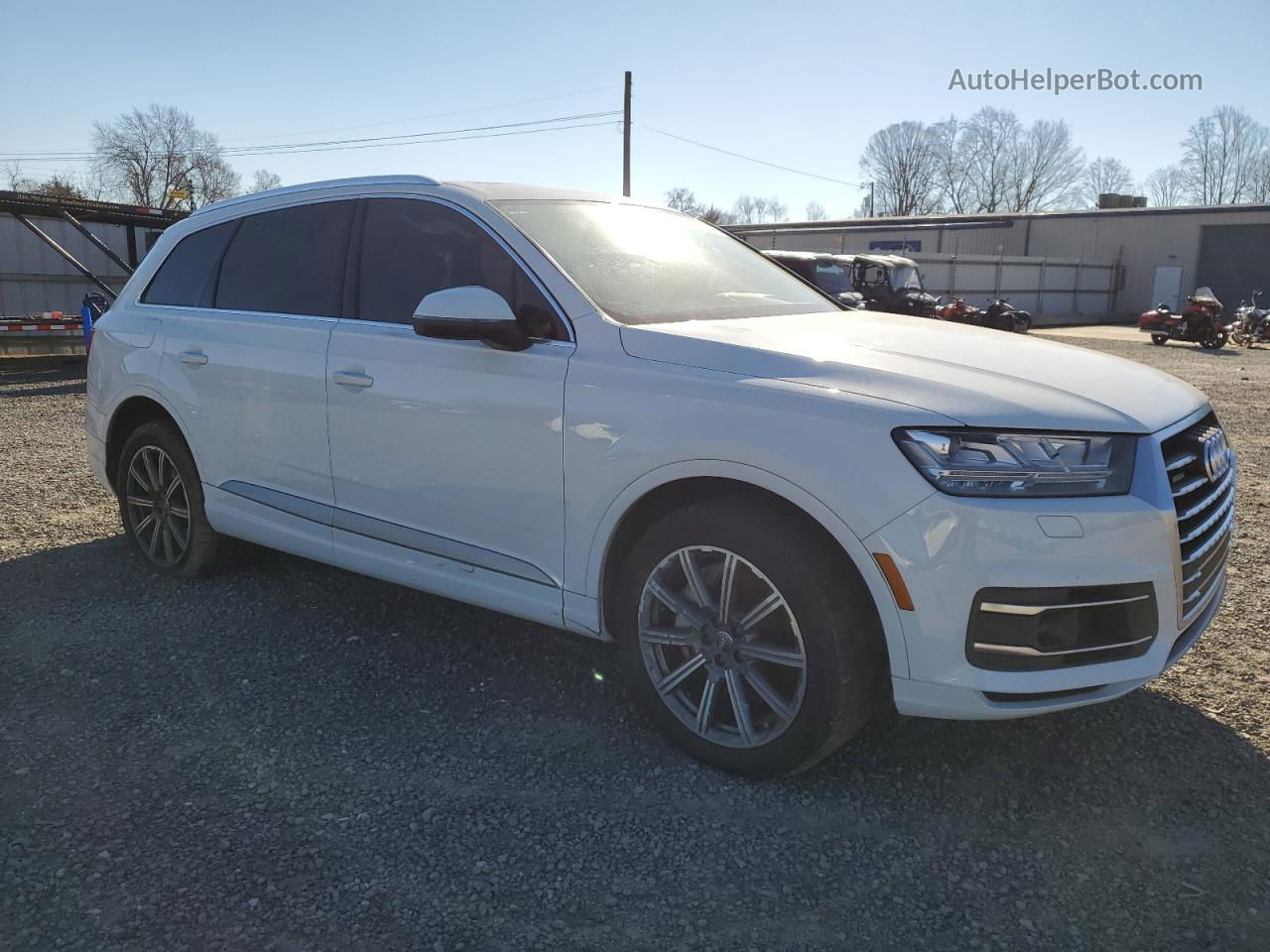 2017 Audi Q7 Prestige Белый vin: WA1VAAF71HD057240