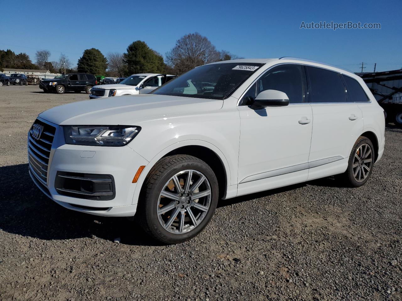 2017 Audi Q7 Prestige Белый vin: WA1VAAF71HD057240