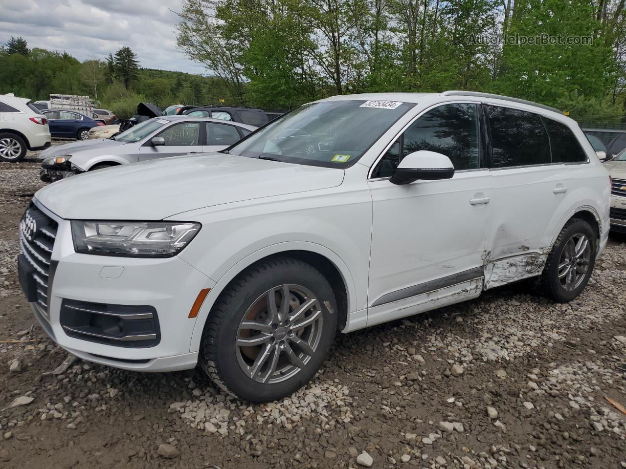 2017 Audi Q7 Prestige Белый vin: WA1VAAF73HD002899