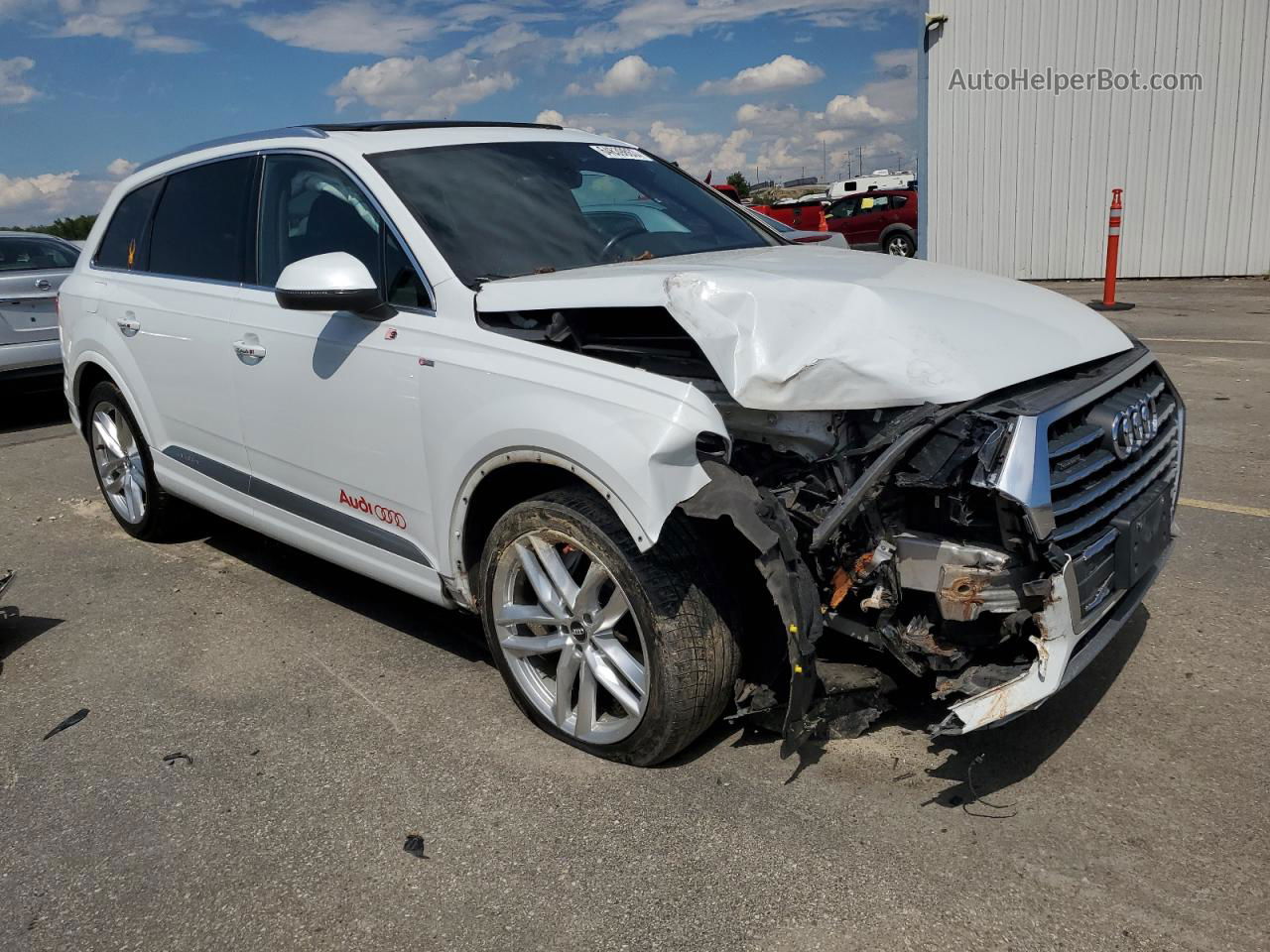 2017 Audi Q7 Prestige White vin: WA1VAAF74HD004967