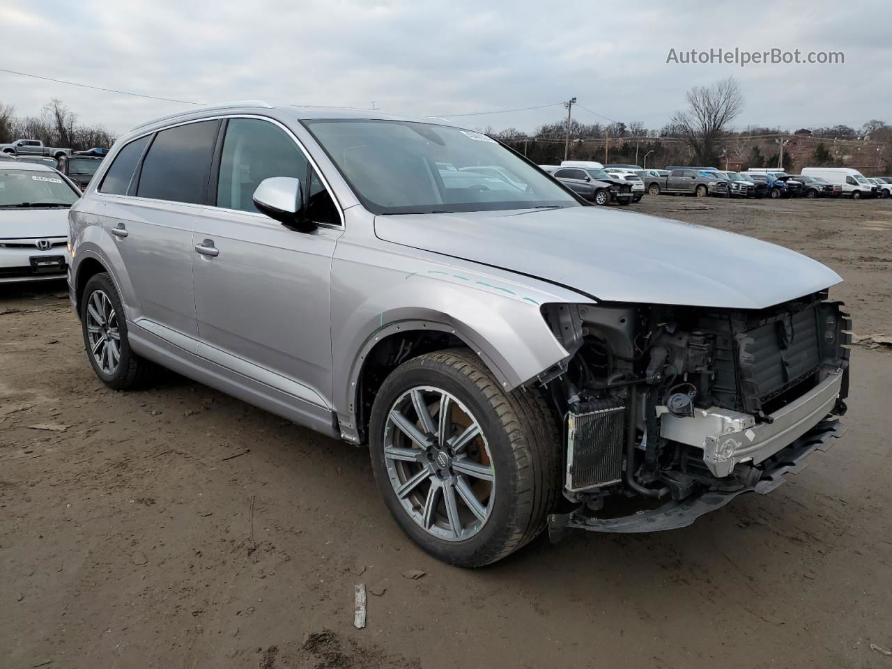 2017 Audi Q7 Prestige Silver vin: WA1VAAF75HD039789