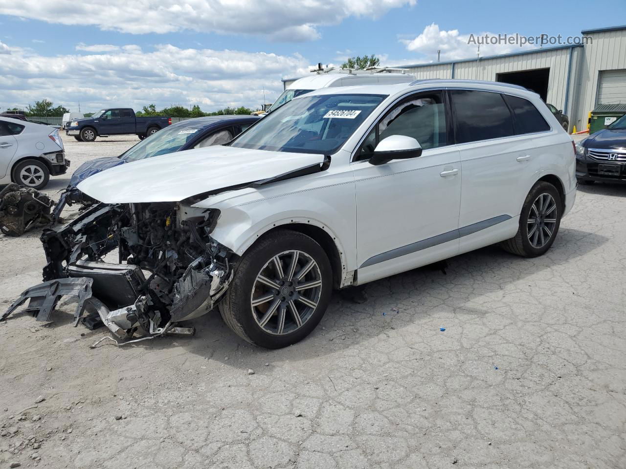 2017 Audi Q7 Prestige White vin: WA1VAAF76HD016652