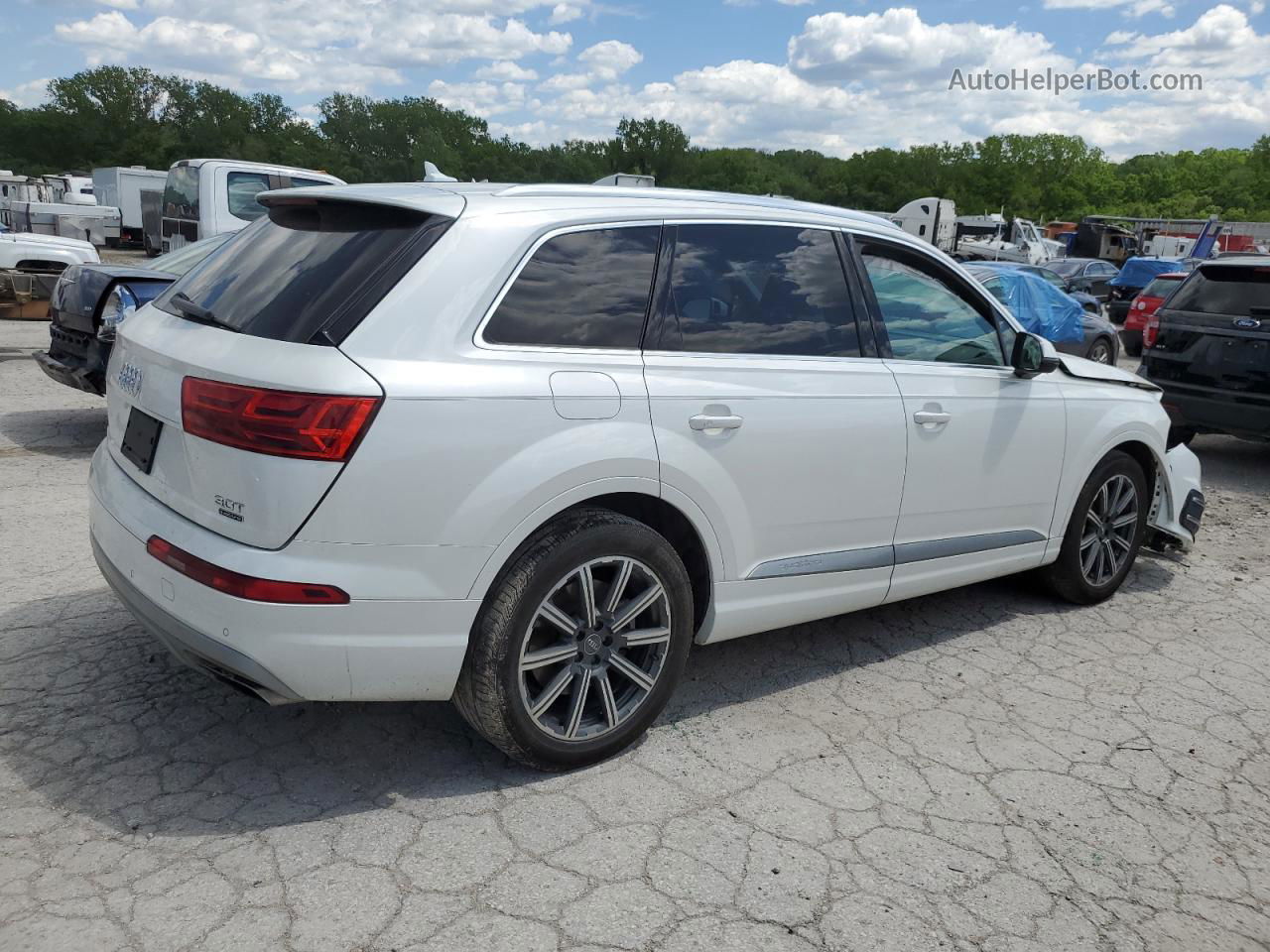 2017 Audi Q7 Prestige White vin: WA1VAAF76HD016652