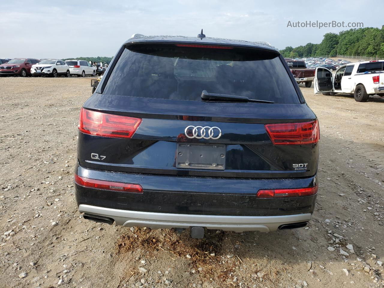 2017 Audi Q7 Prestige Синий vin: WA1VAAF77HD050681