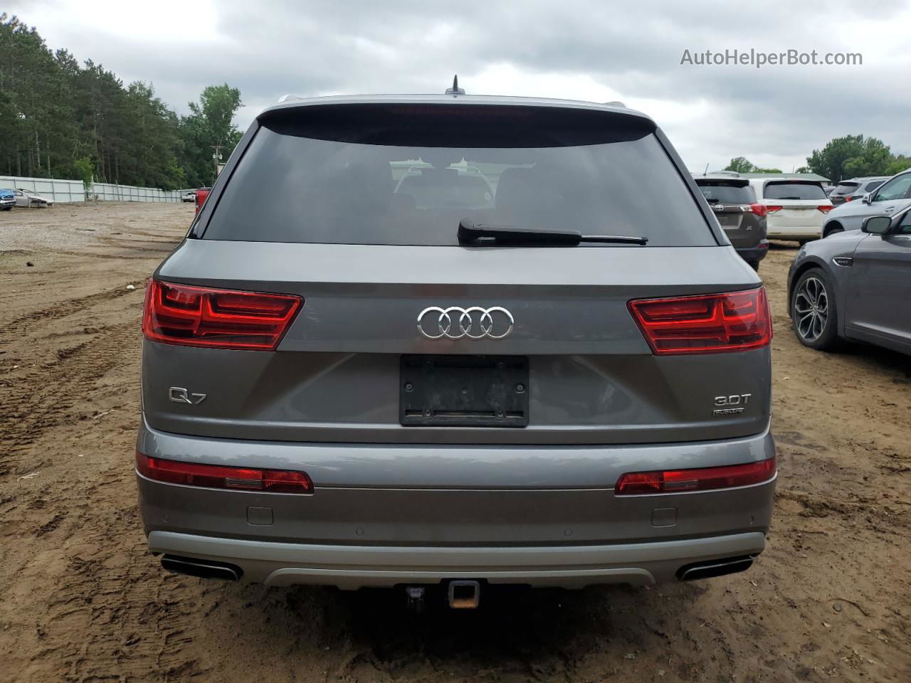 2017 Audi Q7 Prestige Gray vin: WA1VAAF77HD054357