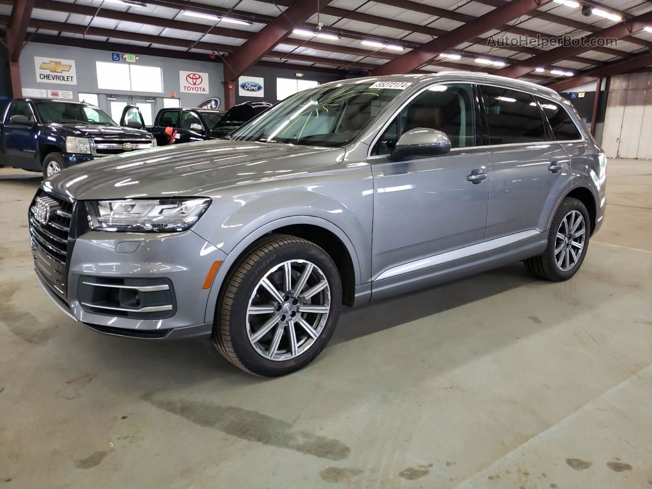 2017 Audi Q7 Prestige Серый vin: WA1VAAF78HD033730