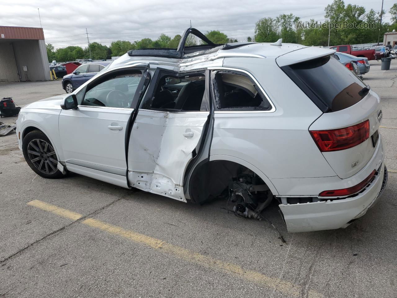 2017 Audi Q7 Prestige White vin: WA1VAAF79HD046079