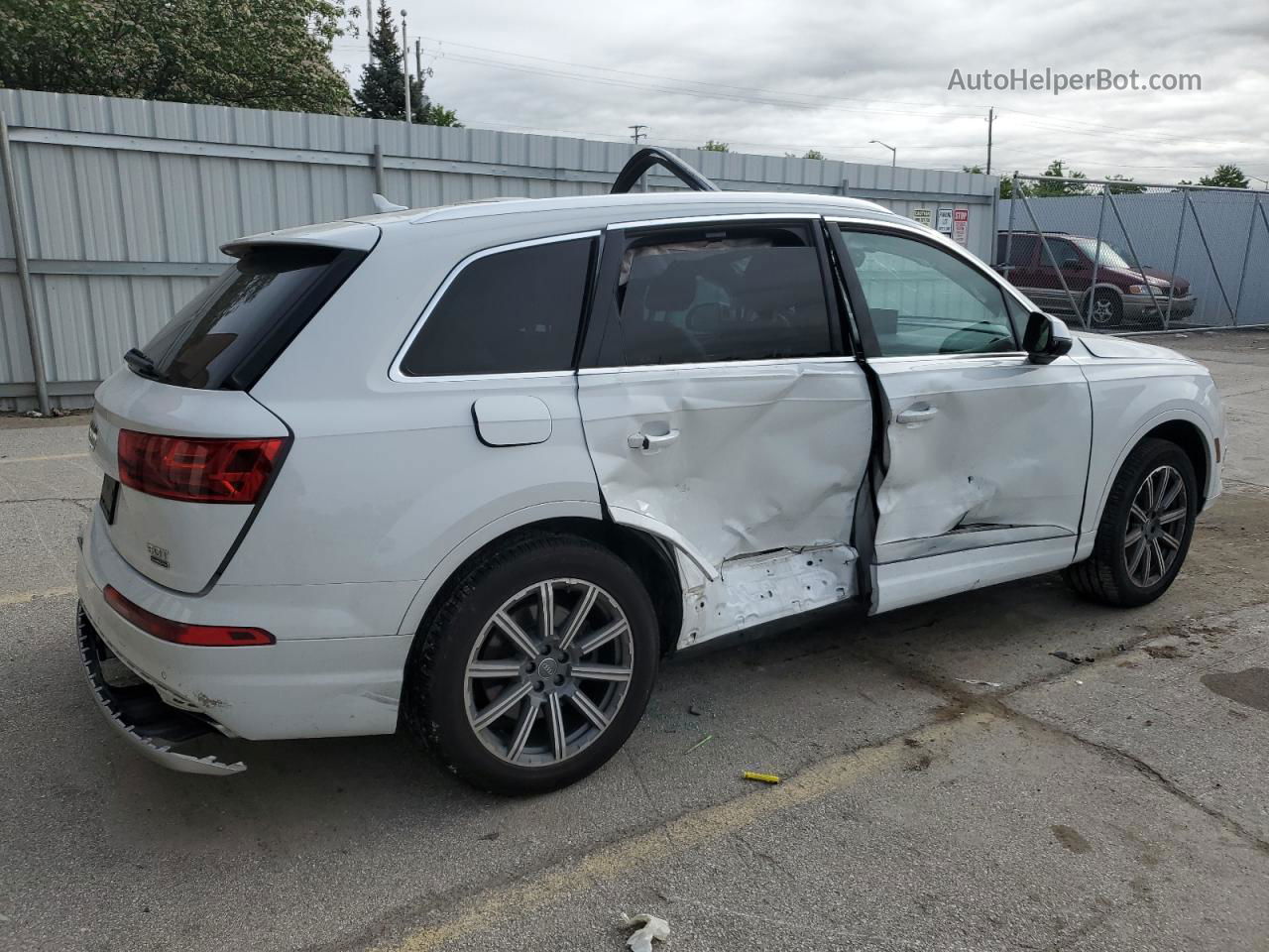 2017 Audi Q7 Prestige White vin: WA1VAAF79HD046079