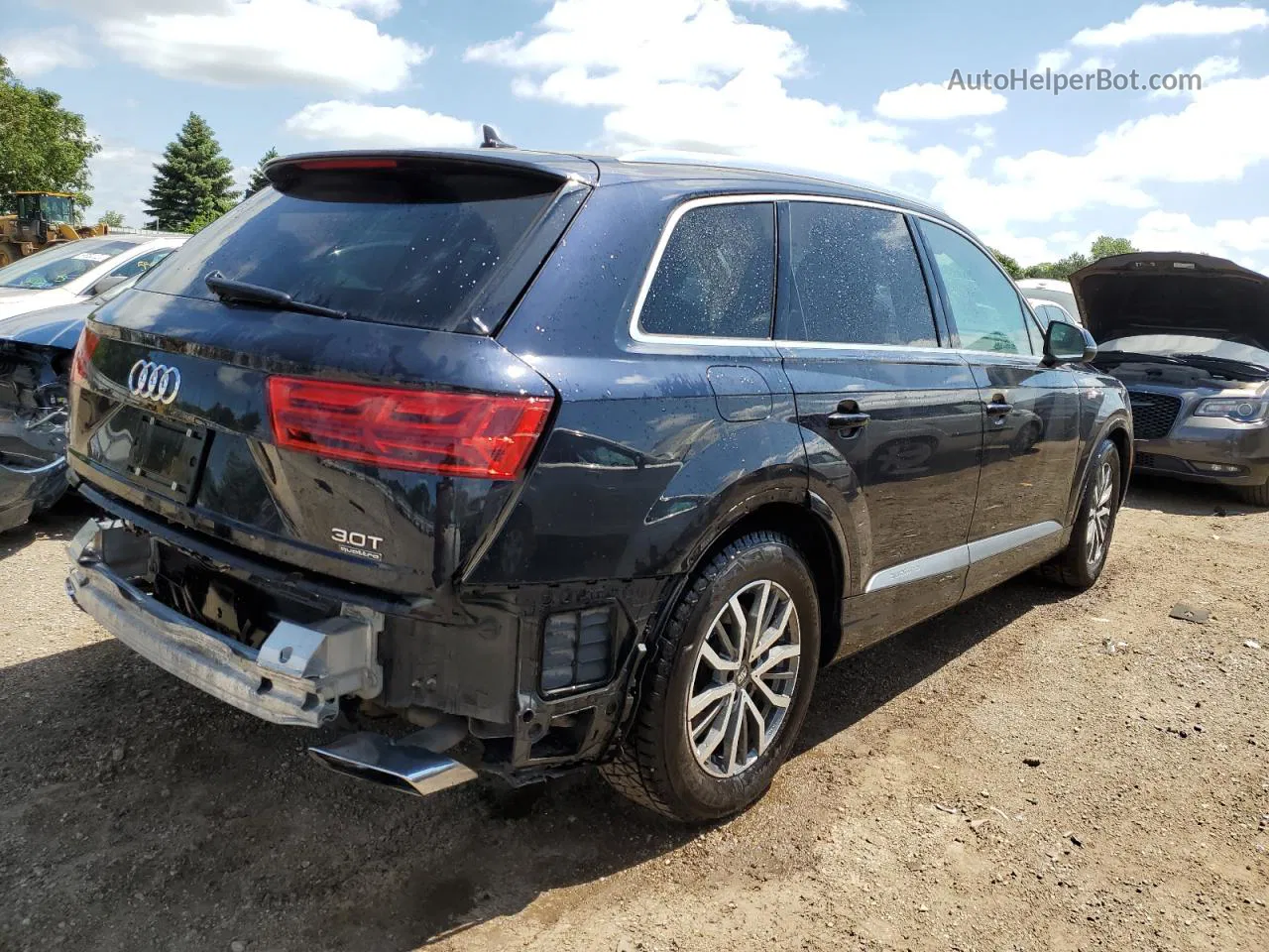 2017 Audi Q7 Prestige Черный vin: WA1VAAF7XHD009669