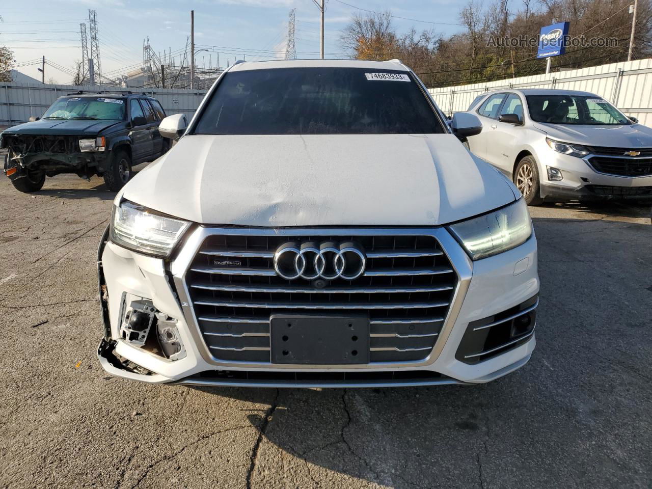 2017 Audi Q7 Prestige Белый vin: WA1VAAF7XHD037360