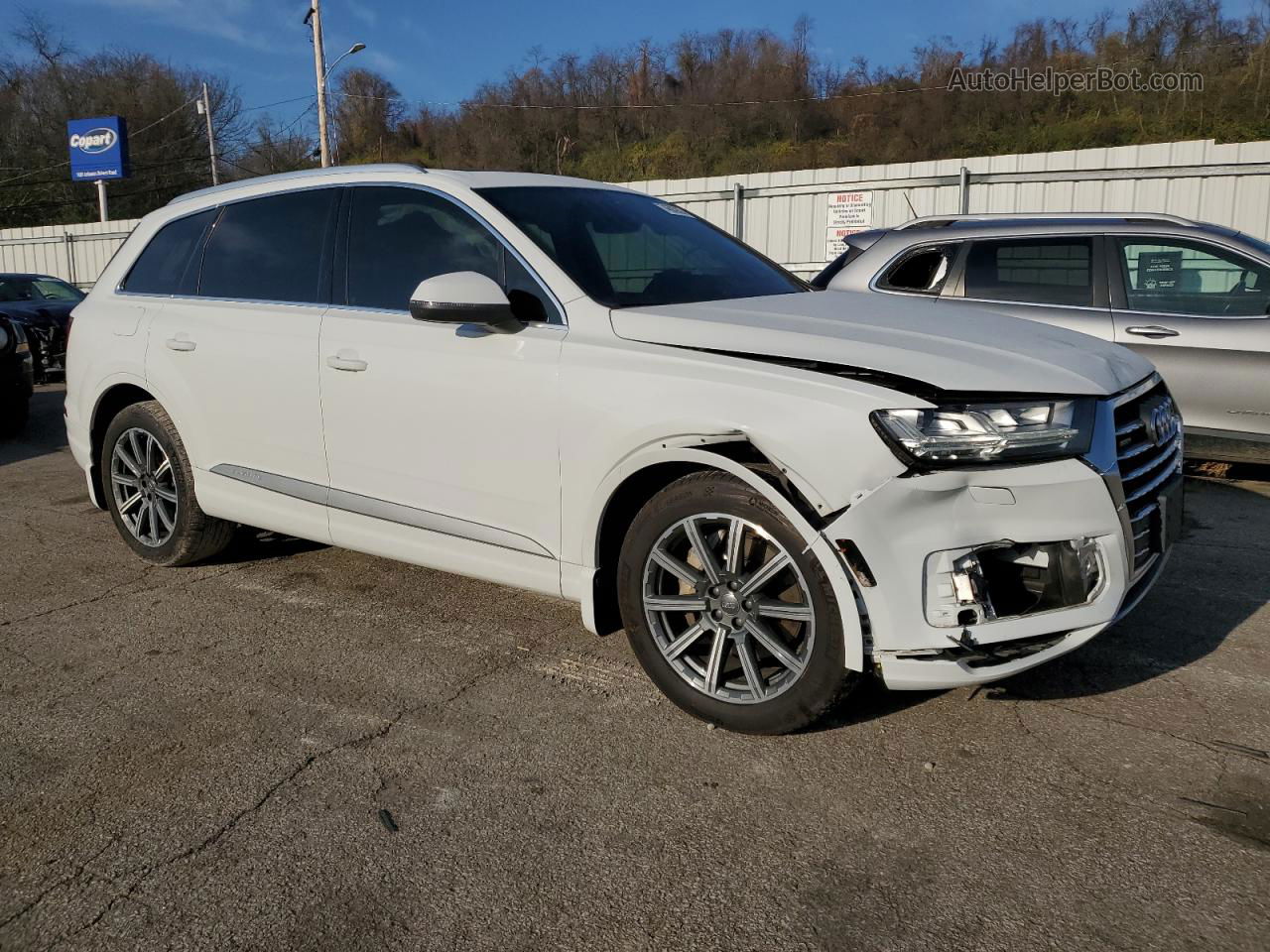 2017 Audi Q7 Prestige Белый vin: WA1VAAF7XHD037360