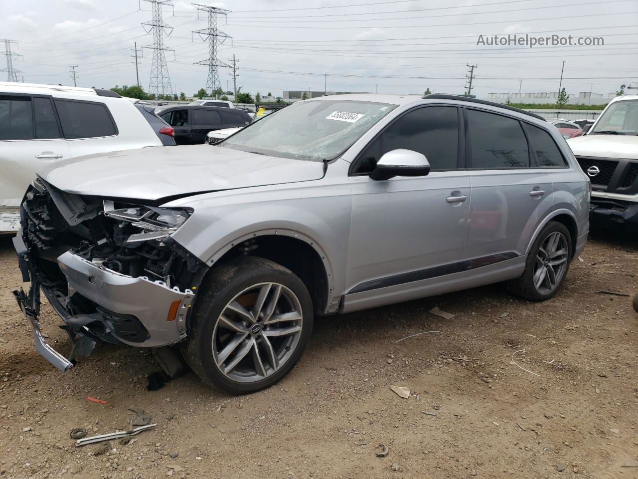 2017 Audi Q7 Prestige Silver vin: WA1VABF70HD022470