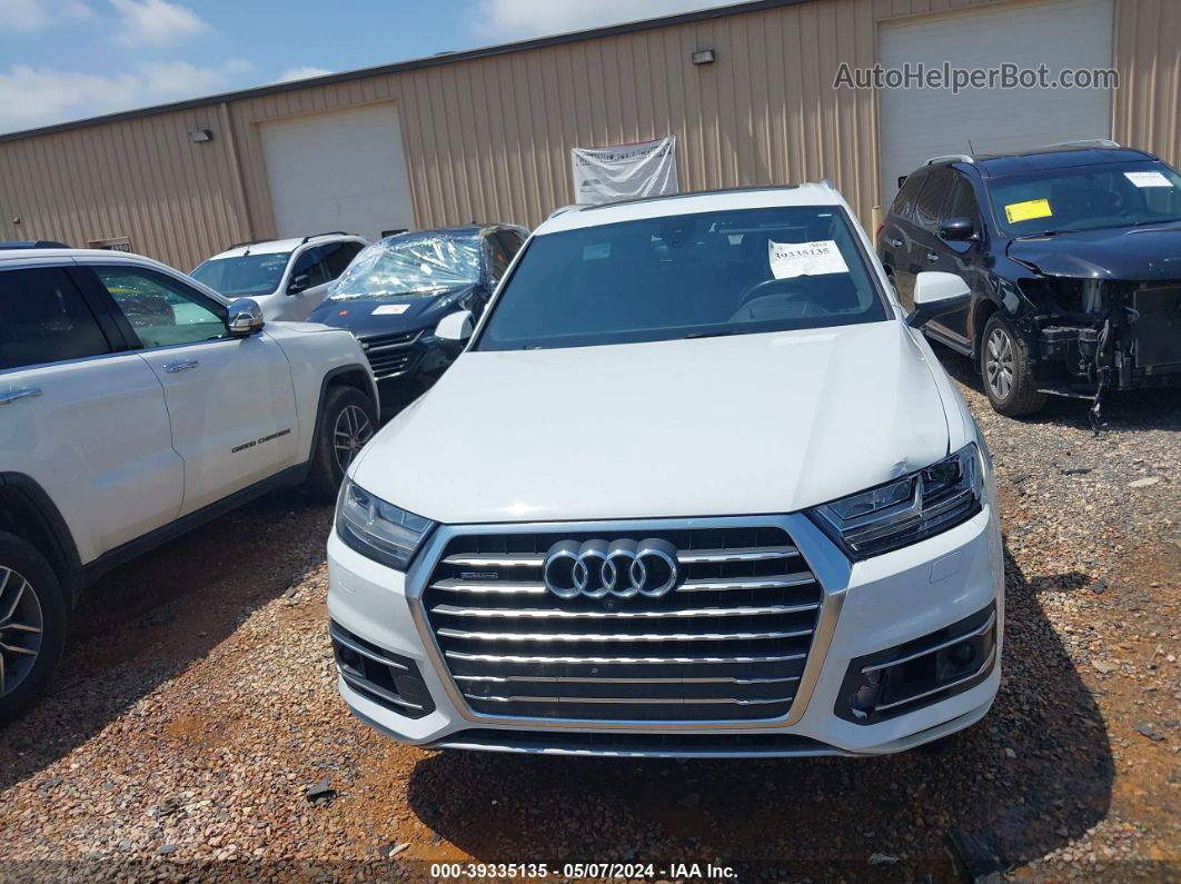 2017 Audi Q7 3.0t Premium White vin: WA1VABF76HD055635