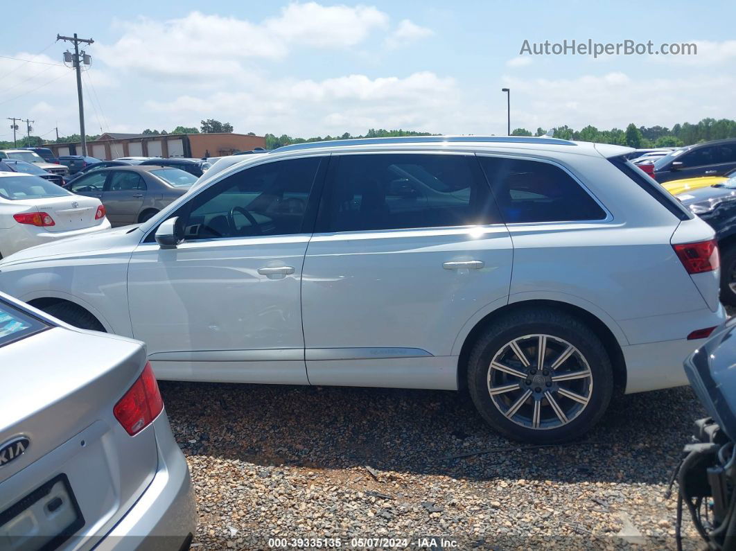 2017 Audi Q7 3.0t Premium White vin: WA1VABF76HD055635