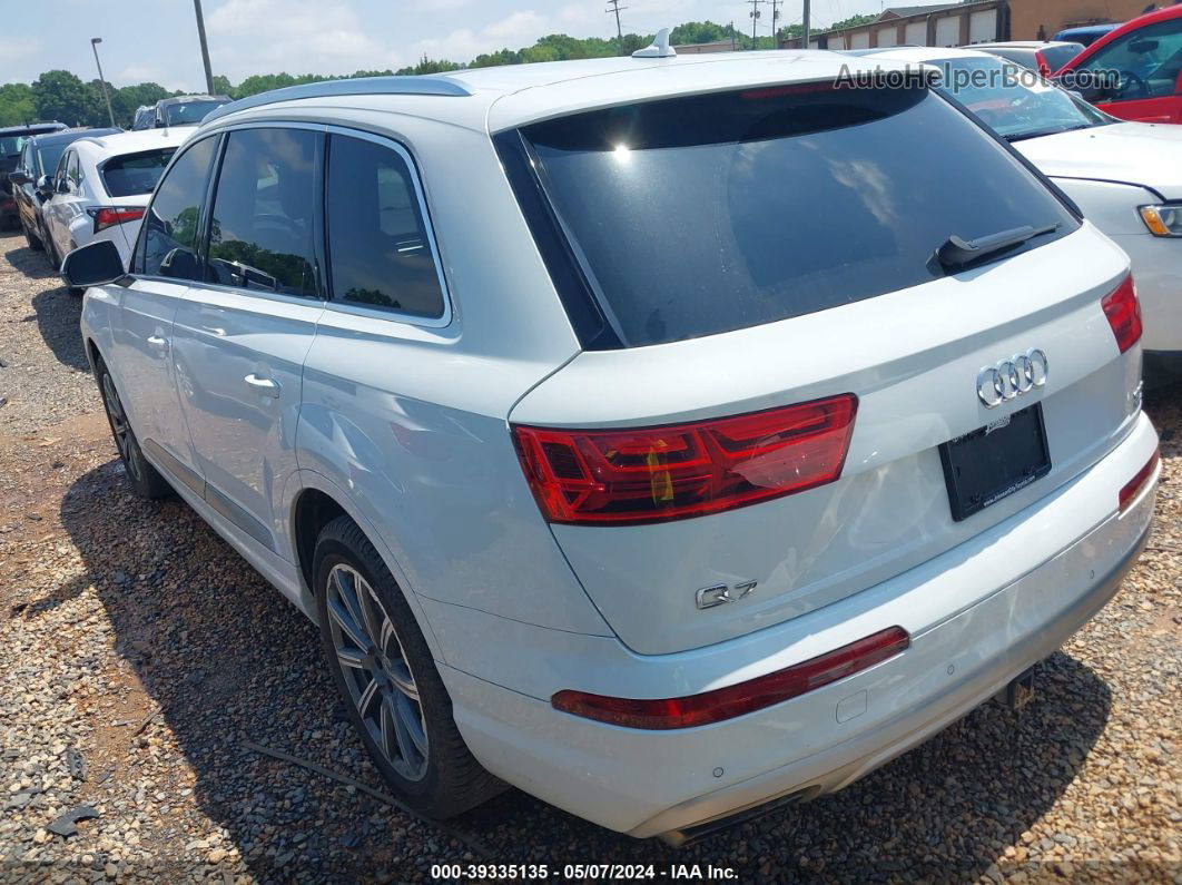 2017 Audi Q7 3.0t Premium White vin: WA1VABF76HD055635