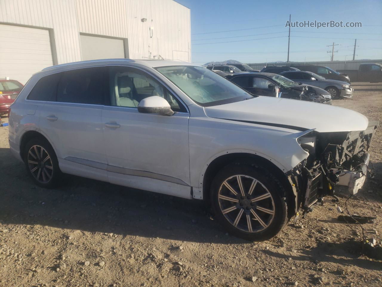 2017 Audi Q7 Prestige White vin: WA1VABF77HD005441