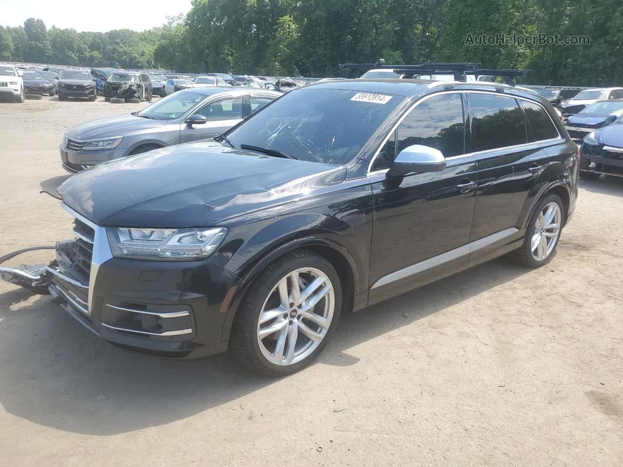 2017 Audi Q7 Prestige Черный vin: WA1VABF7XHD010911