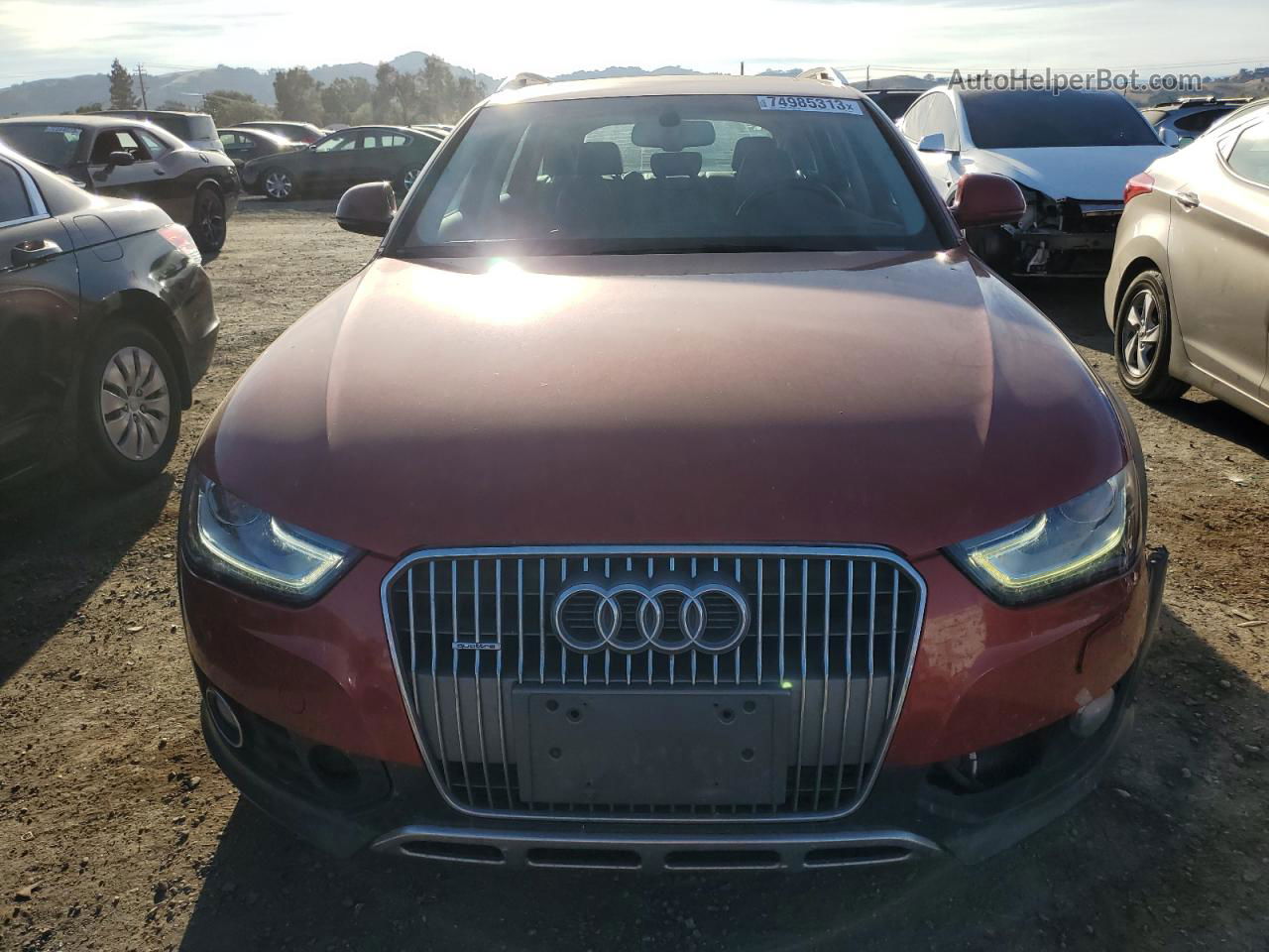 2013 Audi A4 Allroad Prestige Red vin: WA1VFAFL2DA199087