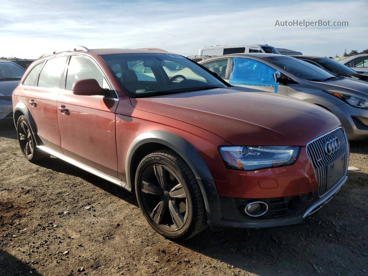 2013 Audi A4 Allroad Prestige Red vin: WA1VFAFL2DA199087