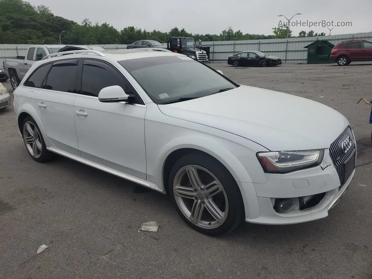 2013 Audi A4 Allroad Prestige White vin: WA1VFBFL0DA236692