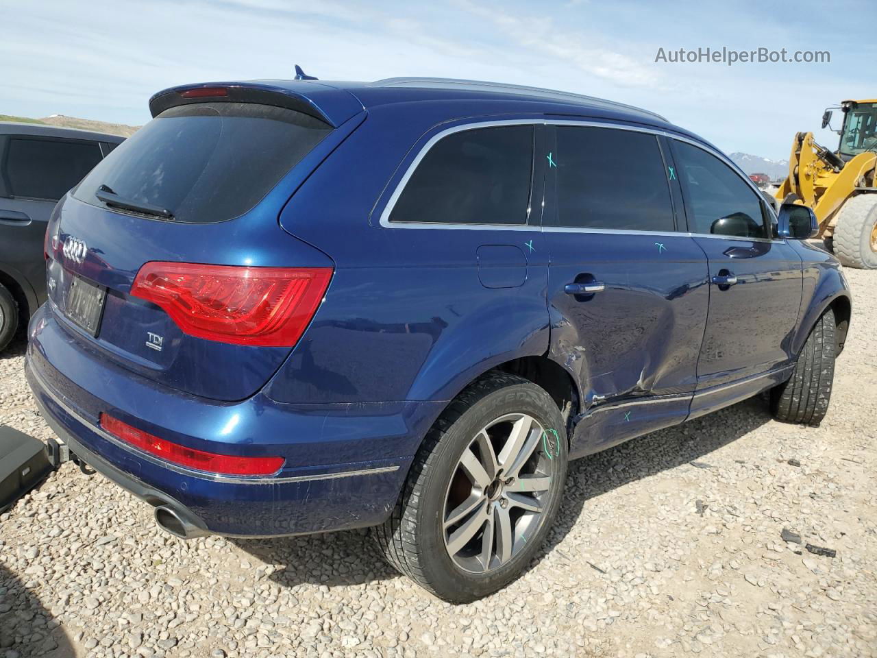 2015 Audi Q7 Tdi Prestige Blue vin: WA1VMAFE4FD008973