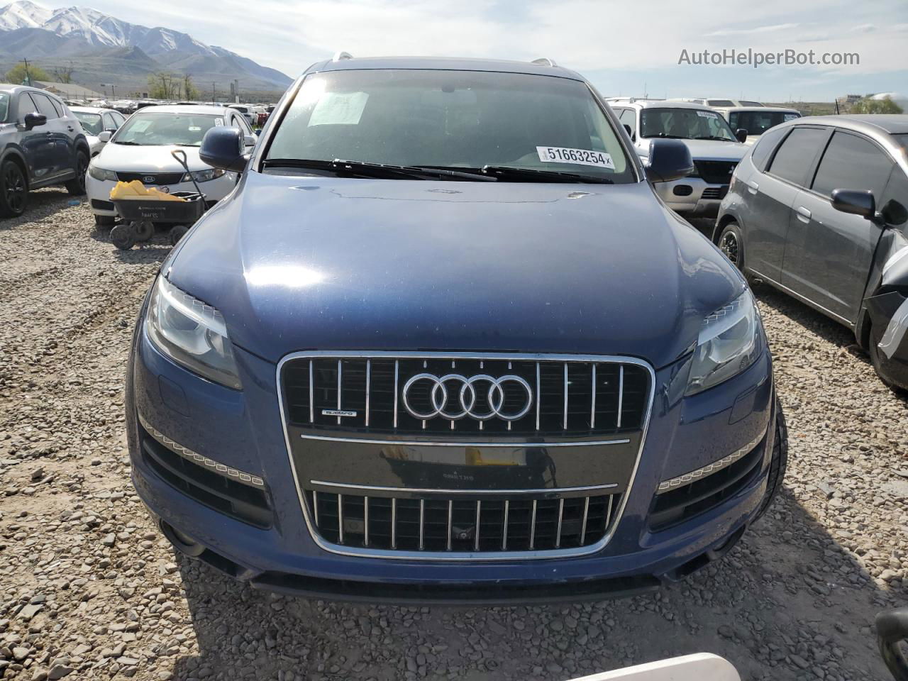 2015 Audi Q7 Tdi Prestige Blue vin: WA1VMAFE4FD008973