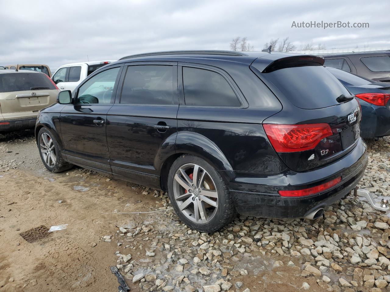 2015 Audi Q7 Tdi Prestige Черный vin: WA1VMAFE5FD005600