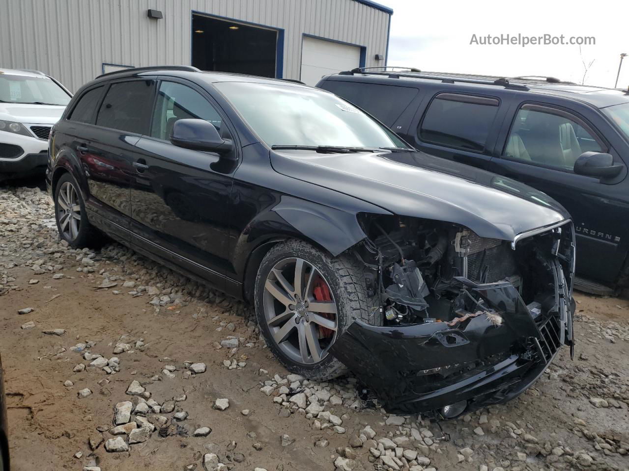 2015 Audi Q7 Tdi Prestige Черный vin: WA1VMAFE5FD005600