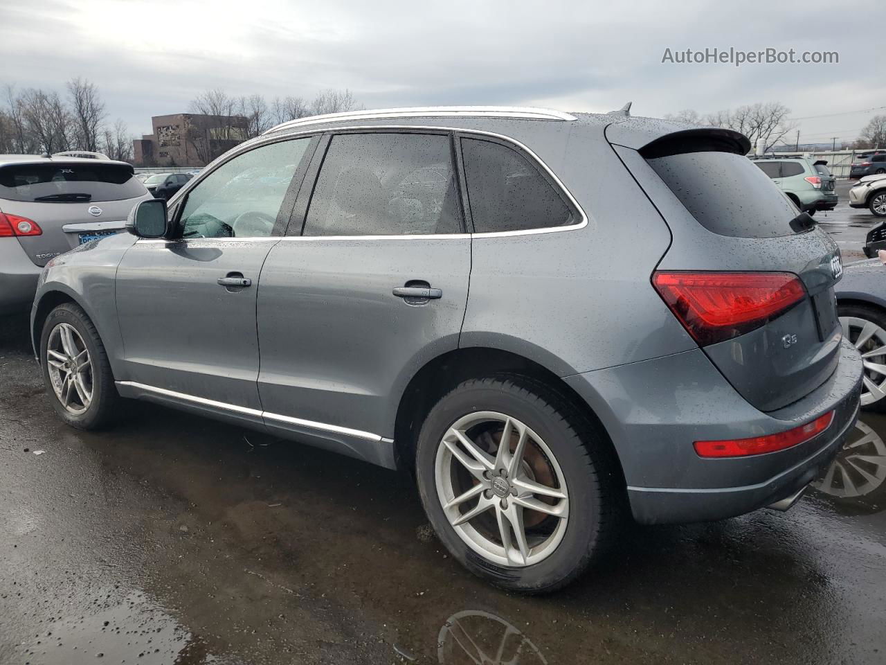 2014 Audi Q5 Tdi Prestige Синий vin: WA1VMAFP2EA096245