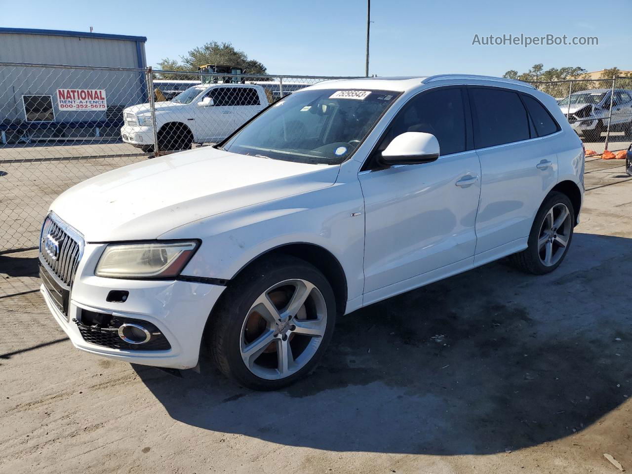 2014 Audi Q5 Prestige Белый vin: WA1WGAFP6EA023763