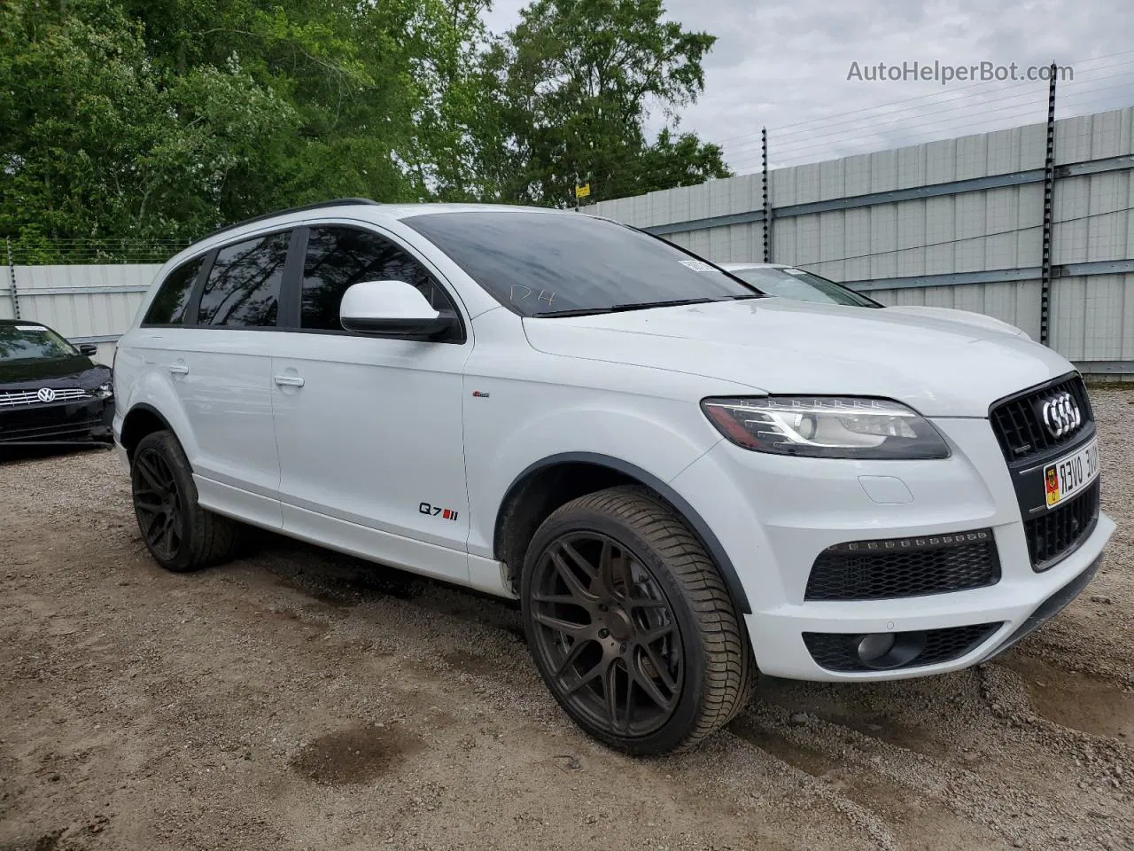 2015 Audi Q7 Tdi Prestige Белый vin: WA1WMAFE5FD006234