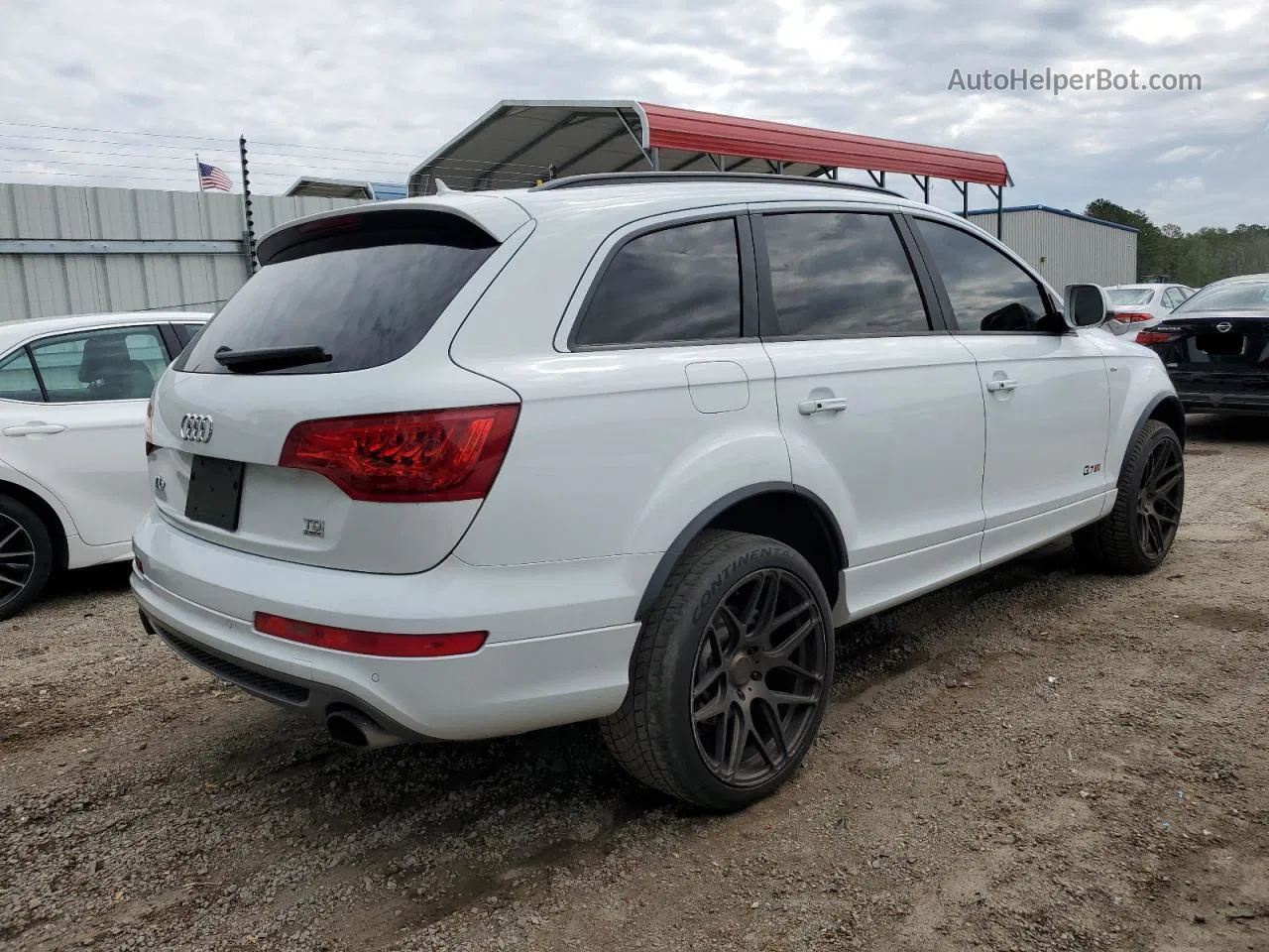 2015 Audi Q7 Tdi Prestige White vin: WA1WMAFE5FD006234