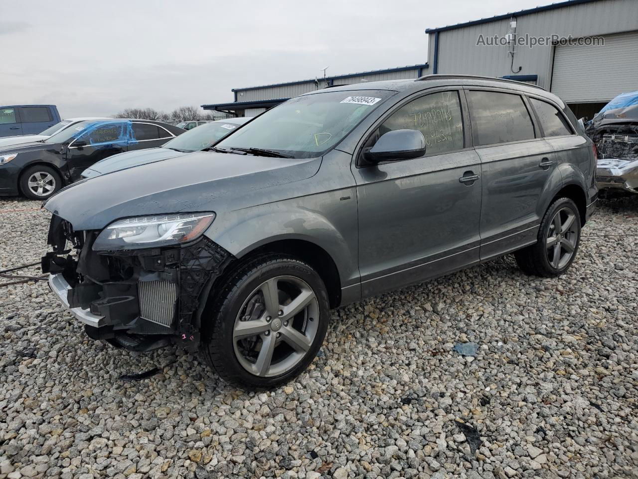 2015 Audi Q7 Tdi Prestige Gray vin: WA1WMAFE5FD018805