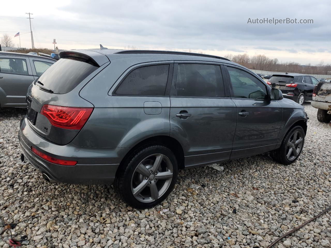 2015 Audi Q7 Tdi Prestige Gray vin: WA1WMAFE5FD018805